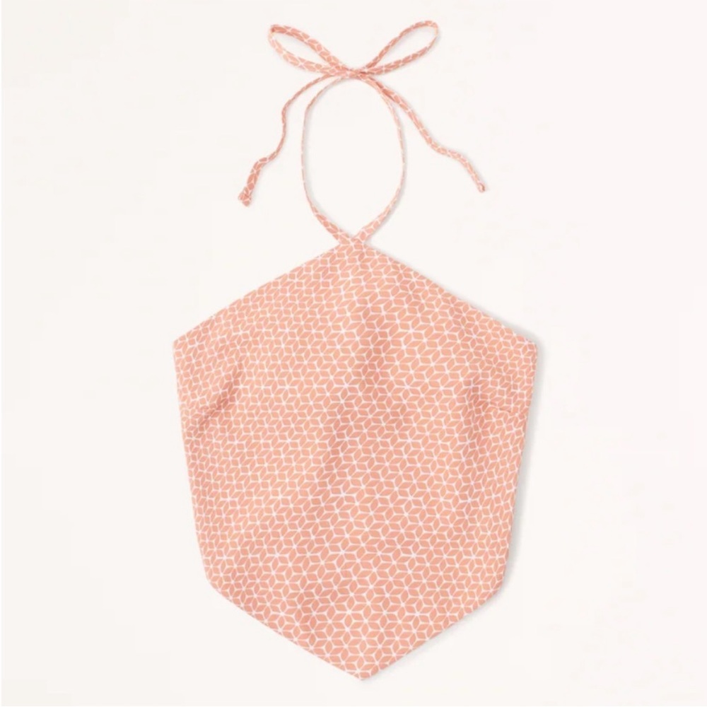 Abercrombie Cropped Halter Scarf top, XXS